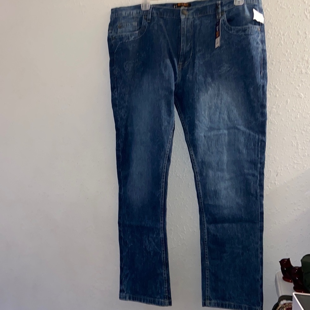 Nwt Men’s size 42×30 quilted giraffe, blue jeans T27